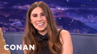 Zosia Mamet Confirms That Dating Today Is Pretty Effing Bad  CONAN on TBS [upl. by Ehcram853]