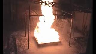 ICAF Test on Heptane fire [upl. by Pen231]