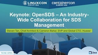 Keynote OpenSDS – An IndustryWide Collaboration for SDS Management [upl. by Nawaj]