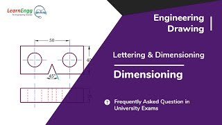 Dimensions  Engineering Drawing  Frequently Asked Questions  Learn Engg [upl. by Annovahs]