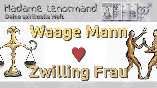 Waage Mann amp Zwillinge Frau Liebe und Partnerschaft [upl. by Sidnac596]