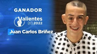 Juan Carlos Briñez ganador de Valientes RCN 2022 [upl. by Meece]