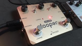 DONNER  DELUXE LOOPER PEDAL [upl. by Svetlana402]