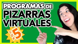 PROGRAMAS de PIZARRAS VIRTUALES para TUTORIAS ONLINE [upl. by Ummersen131]