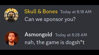 Skull amp Bones Devs Blacklisted Asmon [upl. by Jobina341]