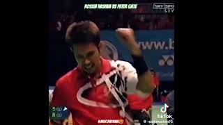 roslin hashim vs peter gate mintanyawa roslinhashim petergate badminton empire alhamdulillah [upl. by Nirag]