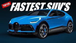 Top 20 Fastest SUVs 2025 Revealed [upl. by Willow]