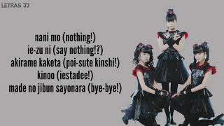 IjimeDameZettaiLyricsRomajiBABYMETAL [upl. by Ellinet]