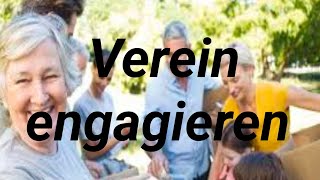 How to present Verein engagierenB2 Goethe Sprechen [upl. by Ayom]