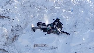 Crazy amp Epic Snowmobile Hill Climb  JUST SNOWMOBILES [upl. by Sadiras]