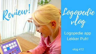 Logopedievlog 🗣  Review van de app Lekker Puh  Vlog 72 [upl. by Ysdnil132]