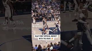 Klay Thompson Makes His Mavs Debut 🔥 nba basketball klaythompson dallasmavs viralreels reels [upl. by Nevai554]