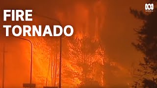 Fire tornado how bushfires create their own weather [upl. by Oiziruam]