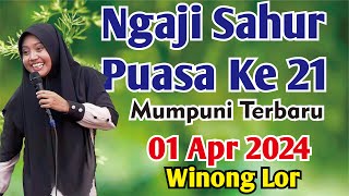 Mumpuni TERBARU 01 April 2024  Ceramah Ngapak Lucu Ustadzah Mumpuni Handayayekti Terbaru WINONG LOR [upl. by Aloivaf]