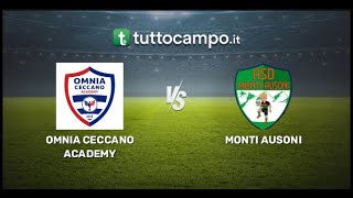 U17 OMNIA CECCANO Vs MONTI AUSONI [upl. by Cicero]