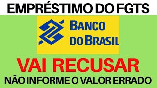 COMO FAZER EMPRÉSTIMO DO SAQUE ANIVERSARIO PELO BANCO DO BRASIL  Qual valor pedir [upl. by Gombach]