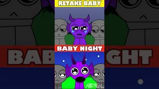 Incredibox Sprunki BABY NIGHT 👶🏼✨ VS Retake BABIES Horror Versions 😱 [upl. by Pedaias156]