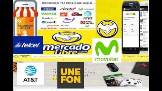 2020COMO RECARGAR CUALQUIER COMPAÑÍA CON LA APP DE MERCADO LIBRESIN COMISIÓN [upl. by Ardolino]