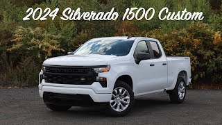 2024 Chevy Silverado 1500 Custom  Features Review amp POV Test Drive [upl. by Niwrehs]