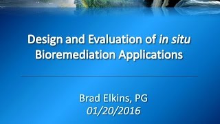 Design and Evaluation of in situ Bioremediation Applications [upl. by Haya]