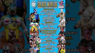 Cartelera del Domingo 10 de noviembre en el CMLLI Coliseo Morelos Lucha Libre Independiente [upl. by Lehctim]