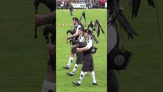 scotlandthebrave by NorCon pipeband marchingband during 2024 Pitlochry highlandgames shorts [upl. by Nannie275]