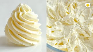 Mousseline Cream Recipe Buttercream 慕斯琳奶油霜食谱 Recette de crème mousseline Crème au beurre [upl. by Monreal]