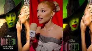 Ariana Grande Responds To Cynthia Erivo Wicked Poster DRAMA [upl. by Aihsyn888]