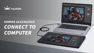 How to Connect Kamvas 1213162021 to Computer？ [upl. by Llennahc]