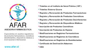 AFAR Registro de productos en ISP [upl. by Pliske]