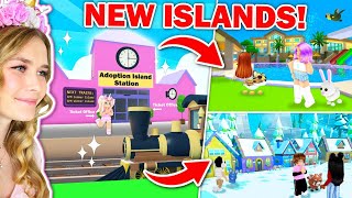 NEW Train Station In Adopt Me Takes You To NEW ISLANDS Roblox [upl. by Emoryt]