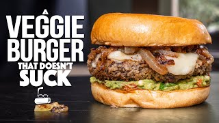 AN INSANELY DELICIOUS VEGGIE BURGER THAT WONT HAVE YOU MISSING MEAT  SAM THE COOKING GUY [upl. by Schwarz]