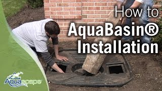 How to Build a Fountain with Aquascapes AquaBasin [upl. by Eirffej576]