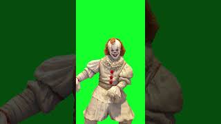 Pennywise dancing meme Green screen [upl. by Yennek606]