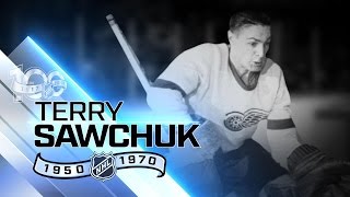 Terry Sawchuk was fourtime Vezinawinning goalie [upl. by Ramma]