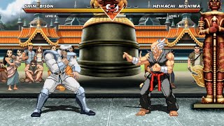 SHIN BISON vs HEIHACHI MISHIMA  The most epic fight [upl. by Kovar]