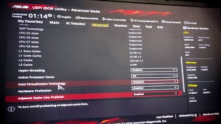 How to enable virtualization on Asus UEFI bios [upl. by Hilten945]