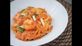 Shrimp Pasta in Creamy Tomato Sauce [upl. by Hilda]