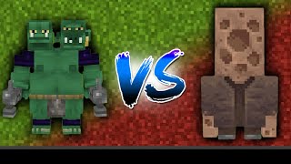 Minecraft Mob Battle Green Ogre Mo’ Creatures Vs Perforator Night Terrors [upl. by Nob]