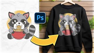 Easily Create Realistic TShirt Mockups in Photoshop [upl. by Jeraldine]