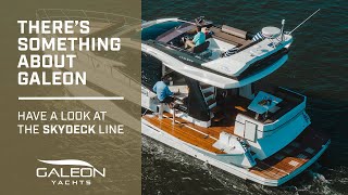 Galeon Yachts  Discover the Skydeck Line [upl. by Steere]