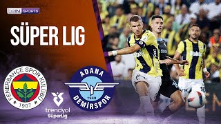 Fenerbahce vs Adana Demirspor  SÜPERLIG HIGHLIGHTS  081024  beIN SPORTS USA [upl. by Gavette]