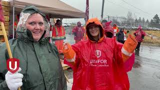 Solidarity rally for striking CN Autoport workers [upl. by Una523]