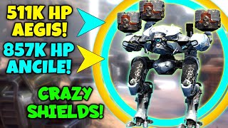 OMG 856248 ANCILE HP amp 511k Aegis Shield HP EREBUS Craziest Build Ever War Robots MK3 Gameplay WR [upl. by Jamison]