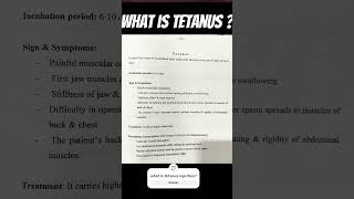 What is Tetanus  ytshorts tetanus injection science doctor [upl. by Claudianus381]