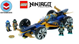 LEGO Ninjago 71752 Ninja Sub Speeder  Lego Speed Build Review [upl. by Tori]