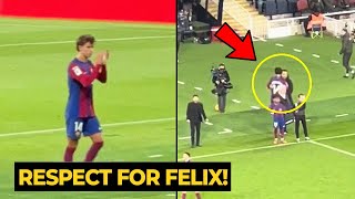 Joao Felix got standing ovation from Barca fans after his goal vs Atletico Madrid  Football News [upl. by Vladi]