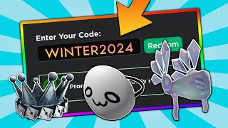 6 NEW CODES ALL 2024 Roblox Promo Codes For ROBLOX FREE Items and FREE Hats UPDATED [upl. by Sorce498]