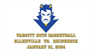 Boys Basketball Ellenville vs Rhinebeck  13124 [upl. by Fernandina]