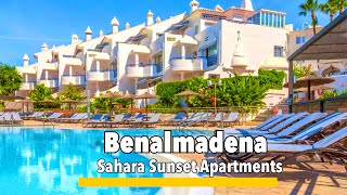 Benalmadena🇪🇸Apartment Sahara Sunset review 🌟🌟🌟 Location AmenitiesLuxurybudget Lets explore 💸🏖️ [upl. by Jervis]